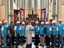 Direktur Distribusi PLN Pastikan Perayaan Nataru di Katedral Jakarta Terang