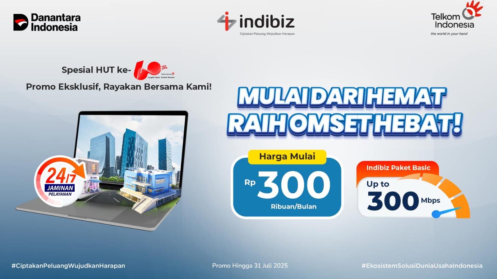 Telkom Hadirkan Promo Indibiz Khusus UKM di Momen HUT ke-60