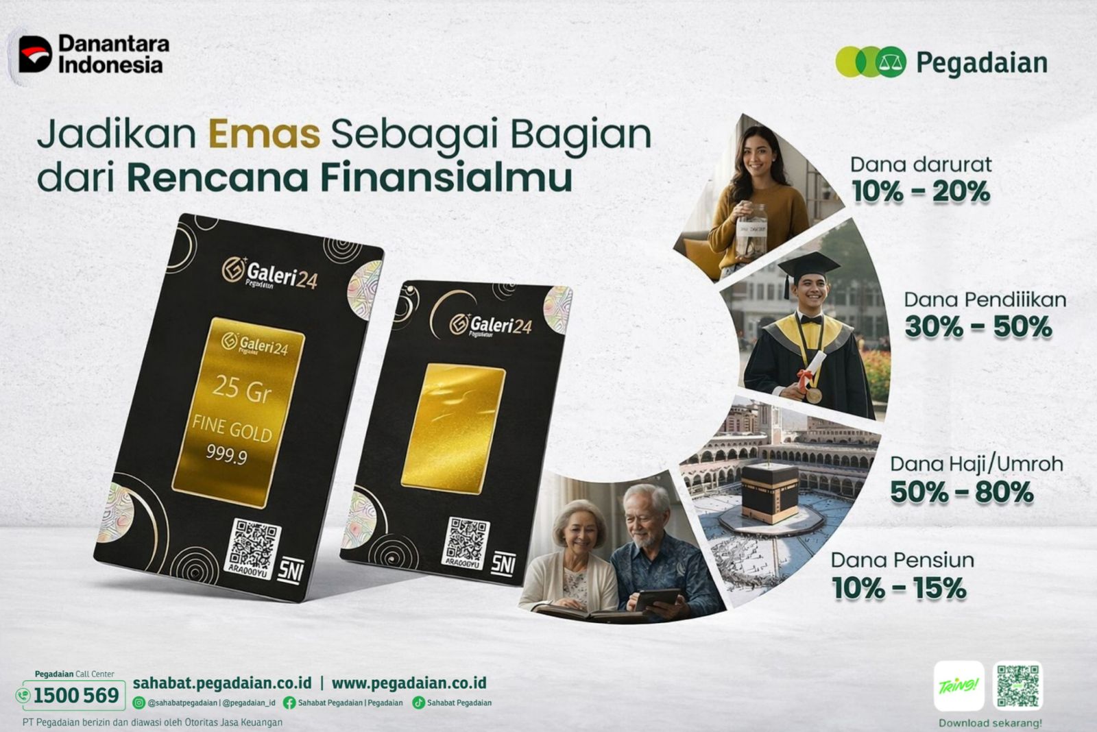 Pegadaian Ajak Masyarakat Jadikan Emas Perencanaan Keuangan Jangka Panjang Nasional