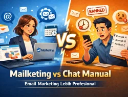 Mailketing vs Chat Manual: Email Marketing Lebih Profesional