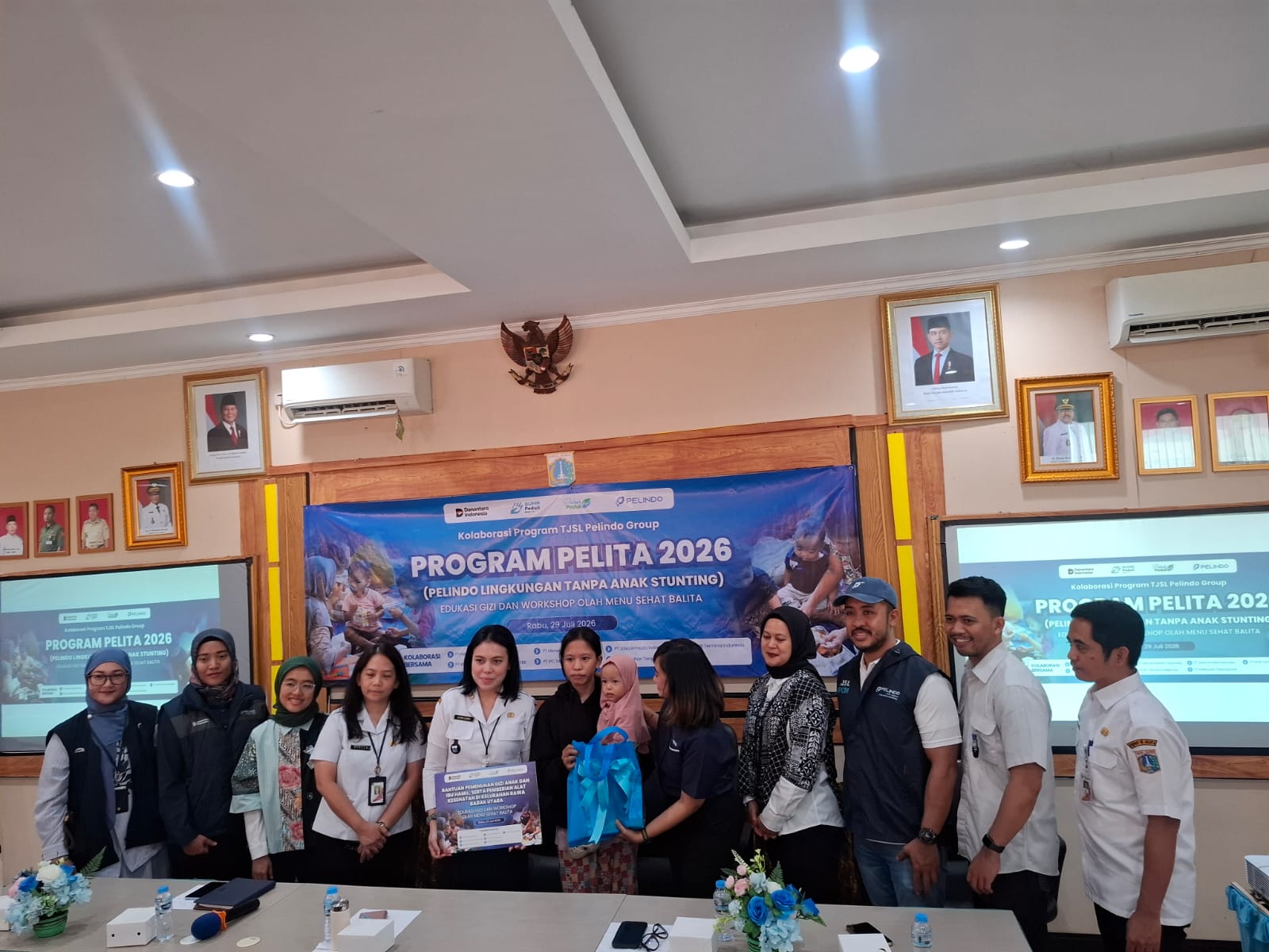 Sinergi Pelindo Group Bersama PT MMI Tekan Angka Stunting Di Rawa Badak
